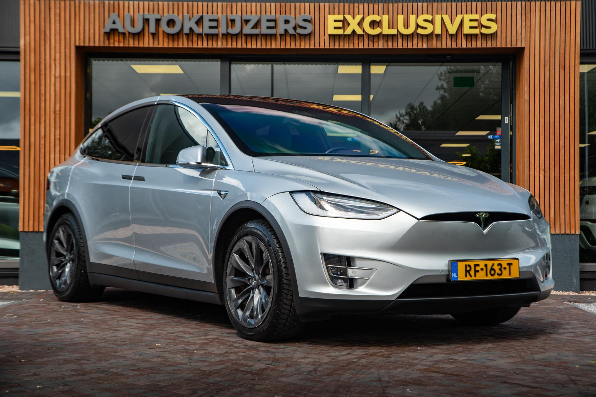 Tesla Model X 100D 2017 Silver metallic paint 1