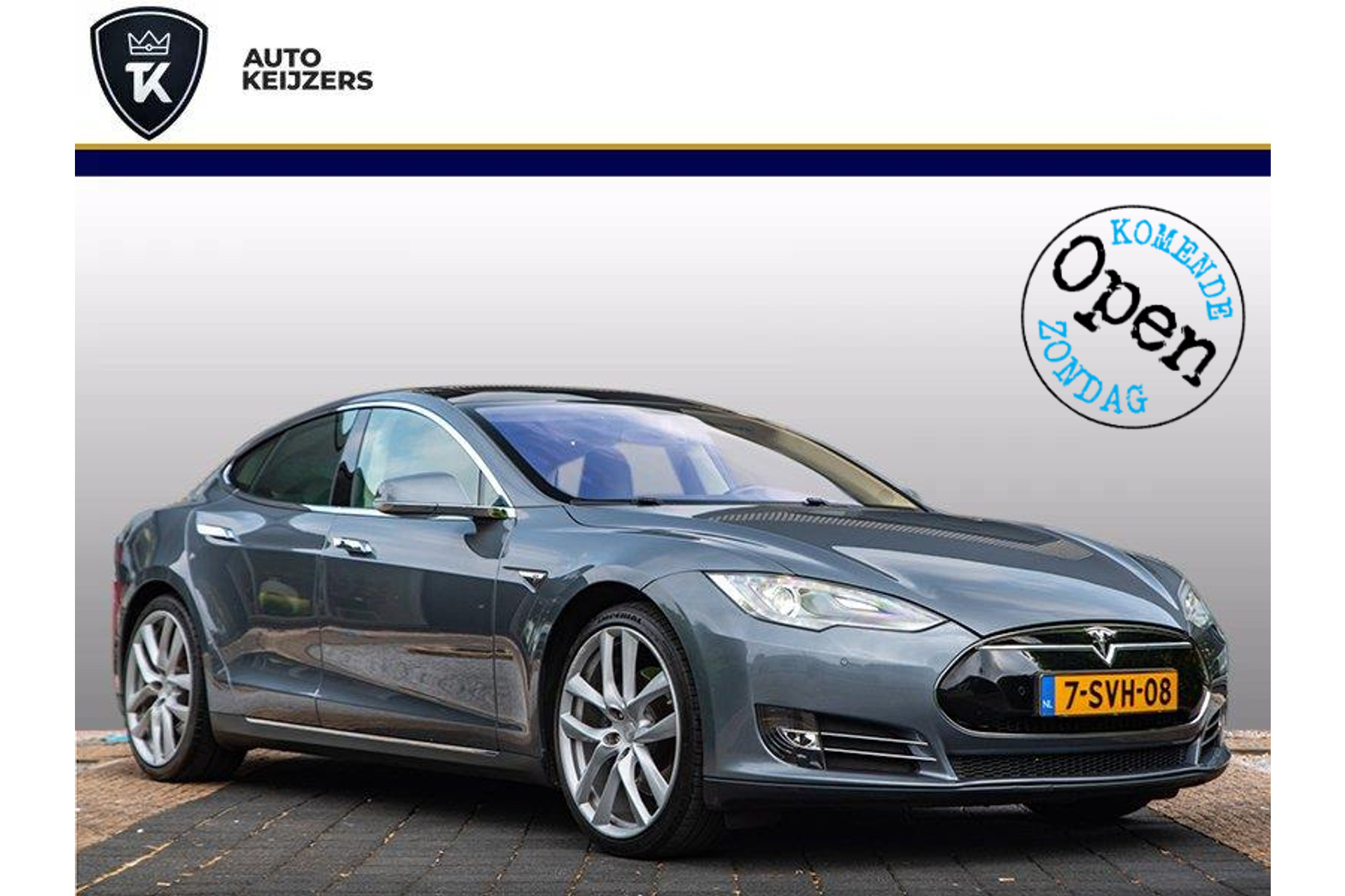 Tesla Model S 60 Base 2013 Grey metallic paint 1