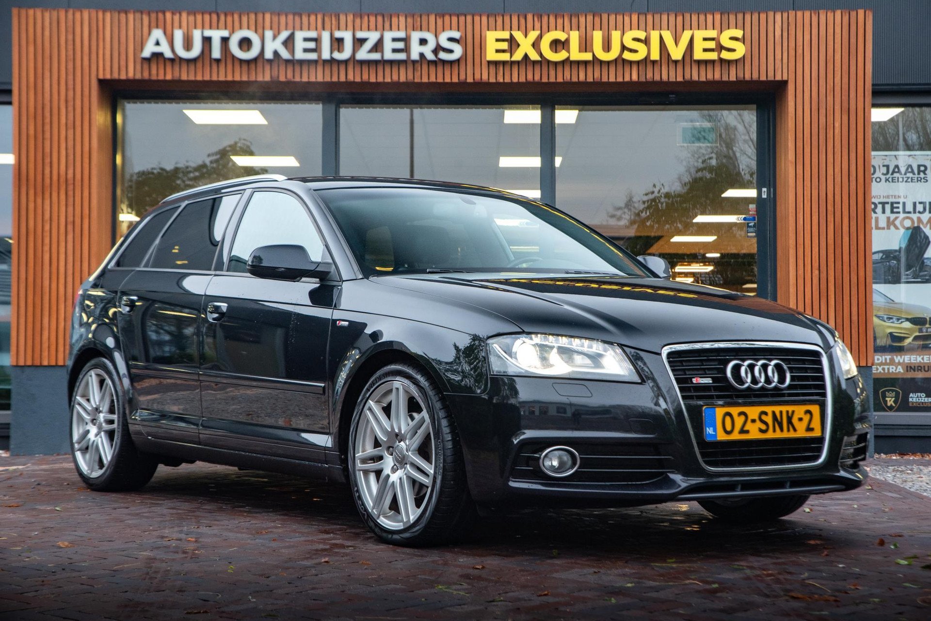 Audi A3 Sportback 1.4 TFSI Ambition Pro Line S 2011 Phantomzwart pareleffect 1