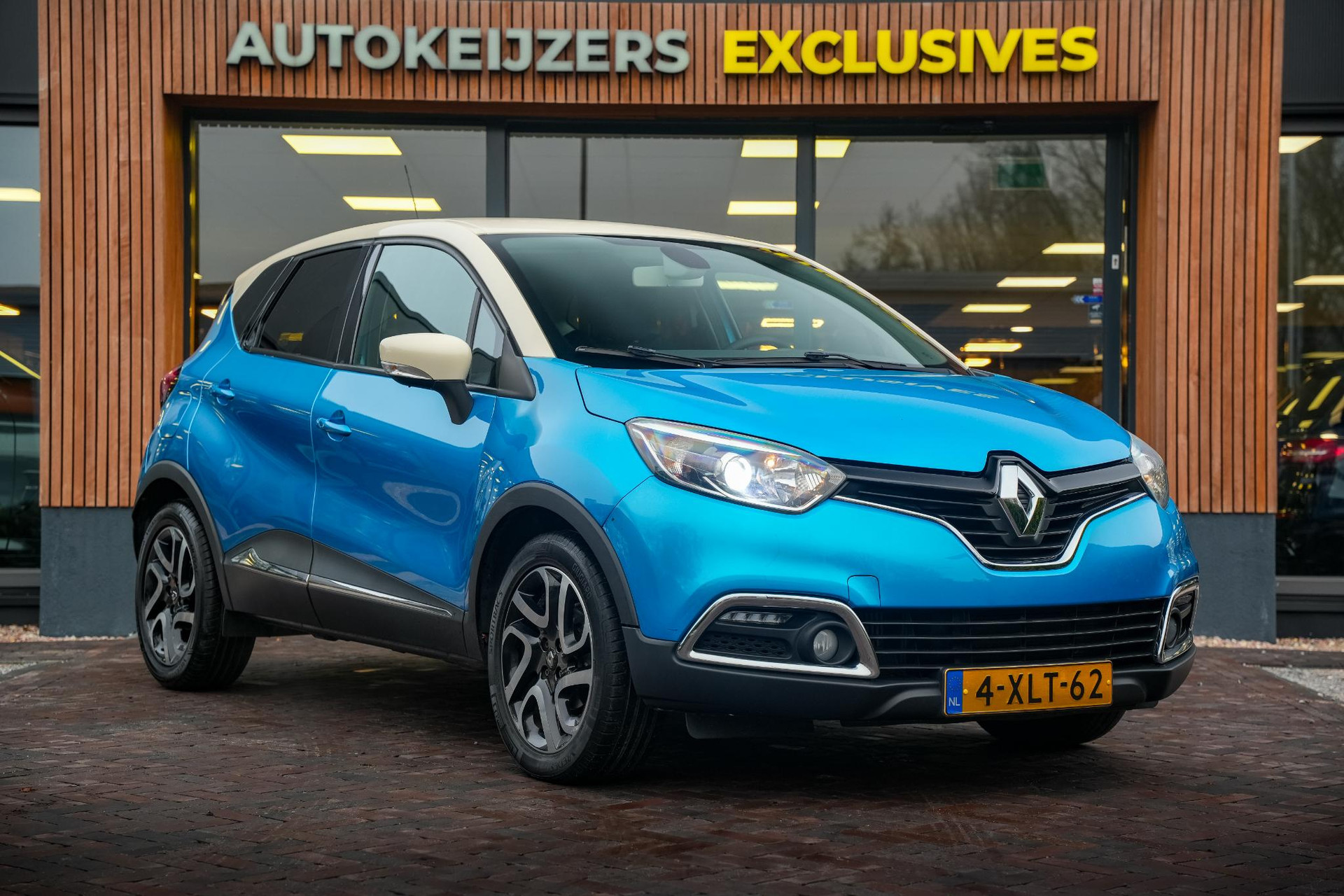 Renault Captur 0.9 TCe Dynamique 2014 Two-tone bleu pacifique / ivoi  1